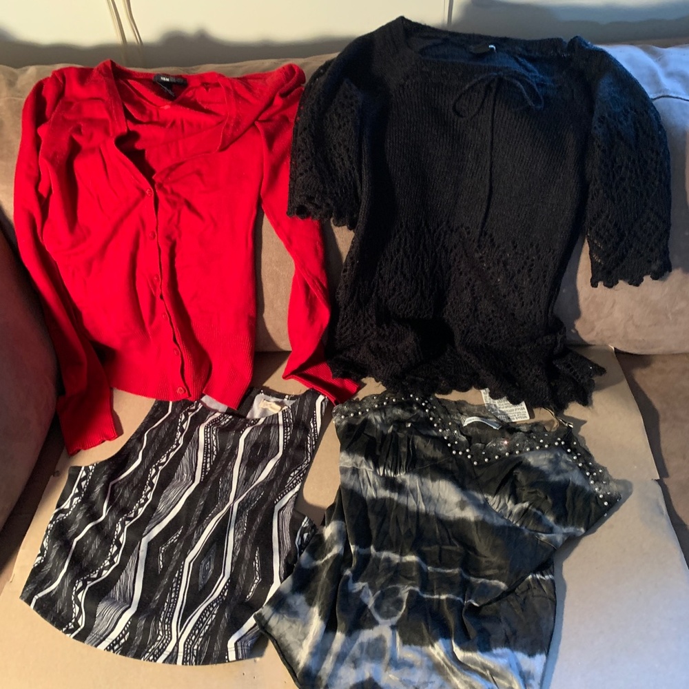 Mixed Lot Y2K Pre-owned Tops - Urban Outfitters and H&M - Size S & XS